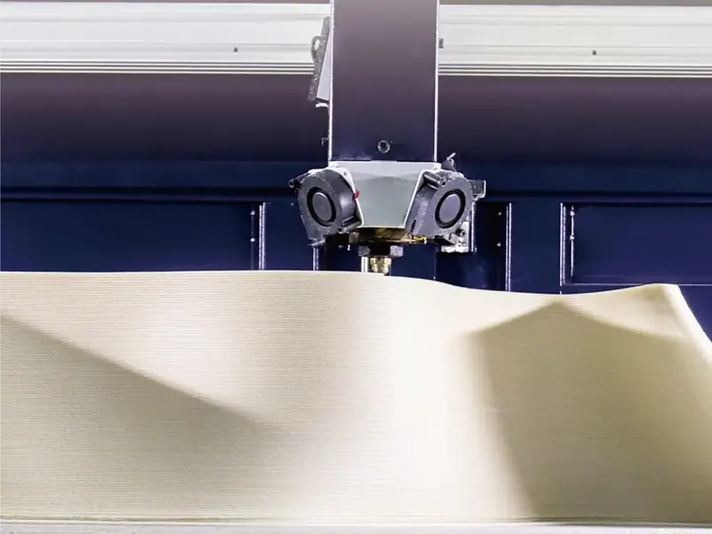 Pellet-extrusion large-part printing